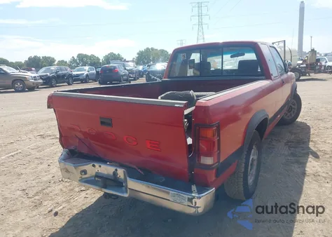 1992 Dodge Dakota из США, поврежденный, VIN 1B7GL23YXNS655216